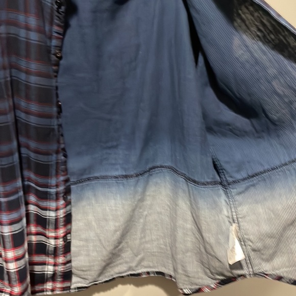 Armani Exchange two-tone fade button down dress shirt - Large - Picture 9 of 10